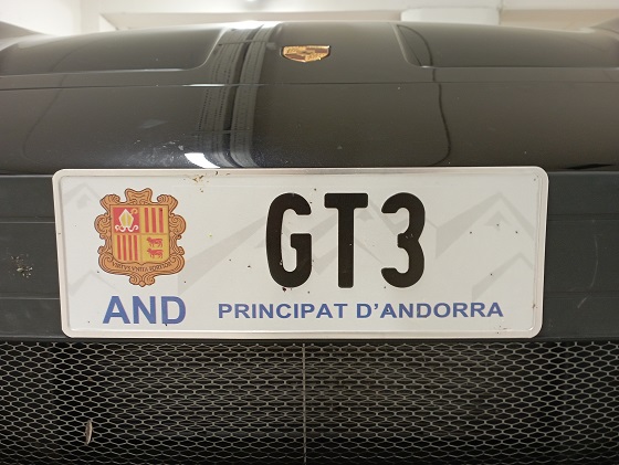 andorra license plate