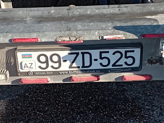 azerbaijan license plate