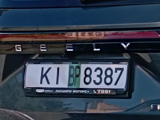 belarus license plate