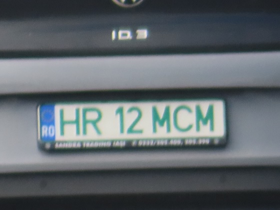 romania license plate