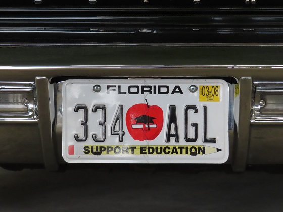 united states florida license plate